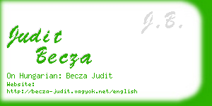 judit becza business card